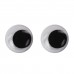 Глазки для творчества пришивные, вращающиеся, черно-белые, 15 мм, 20 шт., ОСТРОВ СОКРОВИЩ, 661383