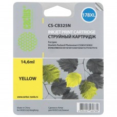 Картридж струйный CACTUS (CS-CB325/N) для HP Photosmart D5400, желтый, 14,6 мл, CS-CB325(N)