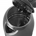 Чайник BOSCH TWK7805, 1,7 л, 2200 Вт, закрытый нагревательный элемент, нержавеющая сталь, черный