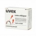 Беруши (противошумные вкладыши) UVEX Виспер, со шнурком, многоразовые, 1 пара в индивидуальной упаковке, 2111201