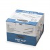 Механизмы для скоросшивания пластиковые FELLOWES (Bankers Box), комплект 100 шт., пластик, белые, FS-0089701
