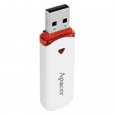 Флеш-диск 8 GB, APACER AH333, USB 2.0, белый, AP8GAH333W-1