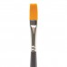 Кисть художественная профессиональная BRAUBERG ART "CLASSIC", синтетика жесткая, плоская, № 8, длинная ручка, 200666