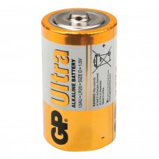 Батарейки GP Ultra, D (LR20, 13А), алкалиновые, комплект 2 шт., в блистере, 13AU-CR2