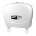 Диспенсер для туалетной бумаги ЛАЙМА PROFESSIONAL (Система T1/T2), большой, белый, ABS-пластик, 601428