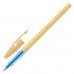 Ручка шариковая STABILO "Liner Pastel", СИНЯЯ, корпус ванильный, узел 0,7 мм, линия письма 0,3 мм, 808FP1041-5