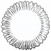 Набор тарелок, 6 шт., диаметр 205 мм, фигурное стекло, "Aurora", PASABAHCE, 10512
