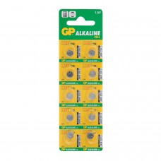 Батарейка GP Alkaline 192 (G3, LR41), алкалиновая, 1 шт., в блистере (отрывной блок), 4891199015533
