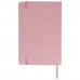 Блокнот А5 (148х218 мм), BRAUBERG "Metropolis Special", под кожу, резинка, 80 л., розовый, 111579