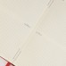Блокнот МАЛЫЙ ФОРМАТ (90х130 мм) А6, 100 л., твердый, балакрон, на резинке, BRUNO VISCONTI, Красный, 3-102/04