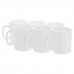 Набор кружек для чая и кофе, 6 штук, объем 320 мл, белое стекло, "Essence White", LUMINARC, N1230