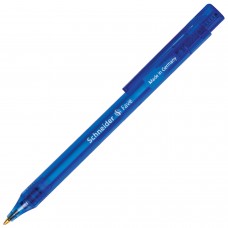 Ручка шариковая автоматическая SCHNEIDER (Германия) "Fave", СИНЯЯ, корпус синий, узел 1 мм, линия письма 0,5 мм, 130403