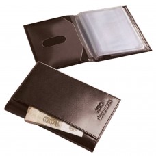 Бумажник водителя BEFLER "Classic", натуральная кожа, тиснение, 6 пластиковых карманов, коричневый, BV.25.-1