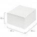 Блок для записей STAFF непроклеенный, куб 8х8х4 см, белый, белизна 70-80%, 111979