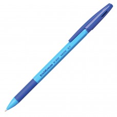 Ручка шариковая с грипом ERICH KRAUSE "R-301 Neon", СИНЯЯ, узел 0,7 мм, линия письма 0,35 мм, 42751