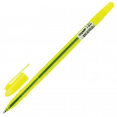 Ручка шариковая масляная ПИФАГОР "Neon", СИНЯЯ, узел 1 мм, линия письма 0,7 мм, 142966