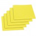Салфетки универсальные, 30х38 см, комплект 5 шт., 90 г/м2, вискоза (ИПП), желтые, ЛАЙМА, 601562
