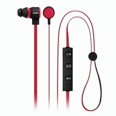 Наушники с микрофоном (гарнитура) SVEN SEB-B270MV, Bluetooth, беспроводые, черные с красным, SV-013240