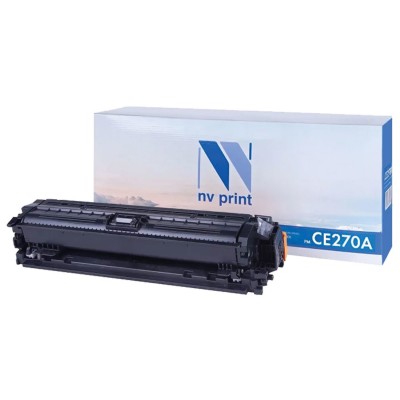 Картридж лазерный NV PRINT (NV-CE270A) для HP CP5525dn/CP5525n/M750dn/M750n, черный, ресурс 13500 страниц