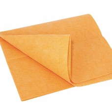 Тряпка для мытья пола, 50х60 см, вискоза (ИПП), плотность 160 г/м2, оранжевая, ЛАЙМА, 605486