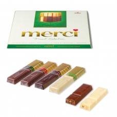 Конфеты шоколадные MERCI (Мерси), ГипОфис из шоколада с миндалем, 250 г, картонная коробка, 014457-20