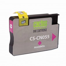 Картридж струйный CACTUS (CS-CN055) для HP OfficeJet 6100/6600/6700, пурпурный, 14 мл