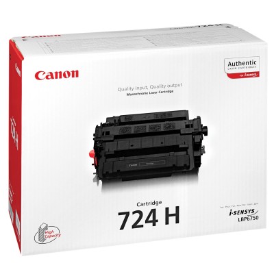 Картридж лазерный CANON (724H) i-SENSYS MF512X/MF515X, ресурс 12500 страниц, оригинальный, 3482B002