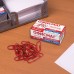 Скрепки ОФИСМАГ, 25 мм, красные, 100 шт., в картонной коробке, 226245