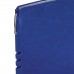 Тетрадь БОЛЬШОЙ ФОРМАТ (220х265 мм) А4, BRAUBERG "NEBRASKA", 96 л., гибкий кожзам, ручка, клетка, синий, 110958