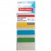 Закладки-выделители листов клейкие BRAUBERG пластиковые, 38х51 мм, 4 цвета х 6 листов, 126697