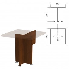 Каркас стола приставного "Приоритет", 800х800х750 мм, гарбо, К-916