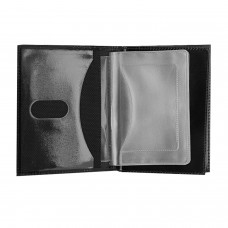 Бумажник водителя BEFLER "Classic", натуральная кожа, тиснение, 6 пластиковых карманов, коричневый, BV.22.-1