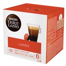 Капсулы для кофемашин NESCAFE Dolce Gusto Lungo, натуральный кофе 16 шт. х 7 г, 5219842