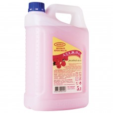 Мыло-крем жидкое 5 л АДАЖИО "Розовый шелк", ПРЕМИУМ, перламутровое, ГОСТ, 174206