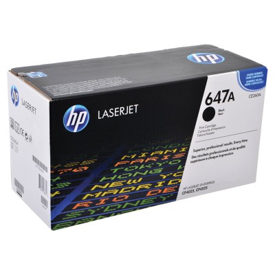 Картридж лазерный HP (CE260A) ColorLaserJet CP4025/4525, черный, оригинальный, ресурс 8500 страниц