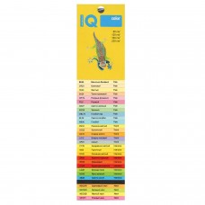 Бумага цветная IQ color, А4, 160 г/м2, 250 л., тренд, лимонно-желтая, ZG34