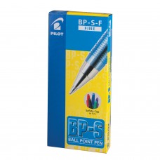 Ручка шариковая масляная PILOT "BP-S", СИНЯЯ, корпус тонированный синий, узел 0,7 мм, линия письма 0,32 мм, BP-S-F
