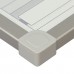 Доска-планинг НА МЕСЯЦ магнитно-маркерная/пробковая (60x50 см), алюминиевая рамка, ECO, "2х3" (Польша), TPC01/C65
