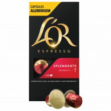 Кофе в алюминиевых капсулах L&#039;OR "Espresso Splendente" для кофемашин Nespresso, 10 шт. х 52 г, 4028604