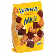 Печенье BAHLSEN Leibniz (БАЛЬЗЕН Лейбниц) "Minis Choko", сливочное с шоколадом, 100 г, Германия, 7628
