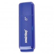 Флеш-диск 8 GB, SMARTBUY Dock, USB 2.0, синий, SB8GBDK-B