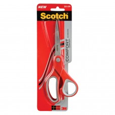 Ножницы SCOTCH "Комфорт", 180 мм, эргономичные резиновые вставки, красные, FT600004004