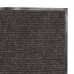 Коврик входной ворсовый влаго-грязезащитный ЛАЙМА, 90х120 см, ребристый, толщина 7 мм, черный, 602874