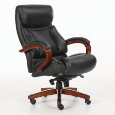 Кресло офисное BRABIX PREMIUM "Infinity EX-707", дерево, натуральная кожа, черное, 531826