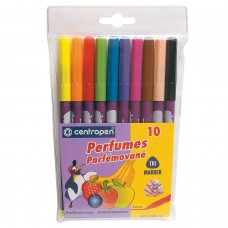 Фломастеры CENTROPEN "Perfumed", 10 цветов, ширина линии 2-3 мм, ароматизированные, 2589/10К