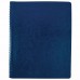 Тетрадь А4 (200x252 мм), BRAUBERG "Office PRO", под кожу, гребень, 80 л., синяя, 111048