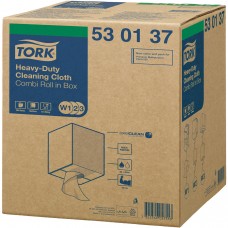 Протирочный нетканый материал TORK (Система W1, W2, W3) Premium, 280 л. в рулоне, 38х32 см, 530137