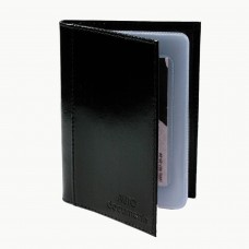 Бумажник водителя BEFLER "Classic", натуральная кожа, тиснение, 6 пластиковых карманов, черный, BV.25.-1