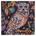 Алмазная мозаика Арт-Терапия "Золотая сова", более 1000 элементов, 20х20 см, ORIGAMI, 03215