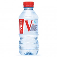 Вода негазированная минеральная VITTEL (Виттель), 0,33 л, пластиковая бутылка, Франция, WVTL00-033P24